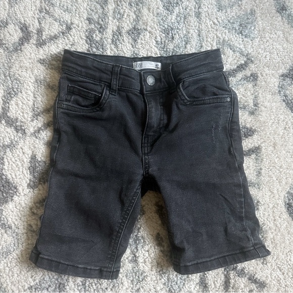 Cotton On Kids Black Denim Shorts - Picture 1 of 7